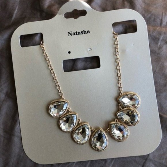 Anthropologie Jewelry - NWT Anthropologie Natasha crystal  necklace